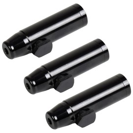 3 Pack Metal Spice Dispenser, Portable Mini Leakproof Food Shaker, Waterproof outdoor Pepper Camping Spice Black Container,Salt Shaker for Travel Cooking Various Seasoning Needs