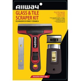 ALLWAY GSK3 Glass and Tile Scraper Tool Kit