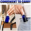 ZHWKMYP 60 Pcs Nasal Spray Bottle Empty, Blue Glass Refillable