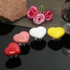 UtySty 4 Pack Toilet Push Button Pusher Heart Shape Adhesive