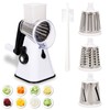GlobalShop Home Table Top Drum Grater with 3 Blades and
