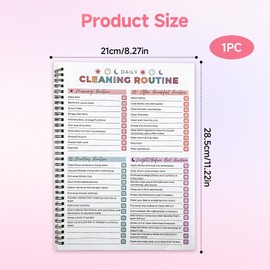 ADHD Cleaning Planner, Cleaning Schedule and Checklist Organizer ADHD Cleanings and Organizing Planner Bundle Household Cleanings Schedule and Checklist Management for Home, Family Clean Tasks