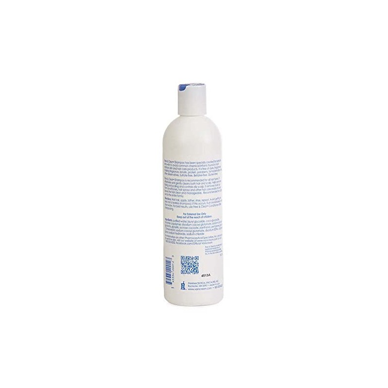 Free & Clear Shampoo, 12 oz (Pack of 3)