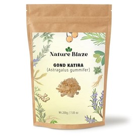 Nature Blaze Natural Gond Katira Whole | Edible Tragacanth Gum | Traditional Kitchen Ingredient 200Gram/7.0 Ounce
