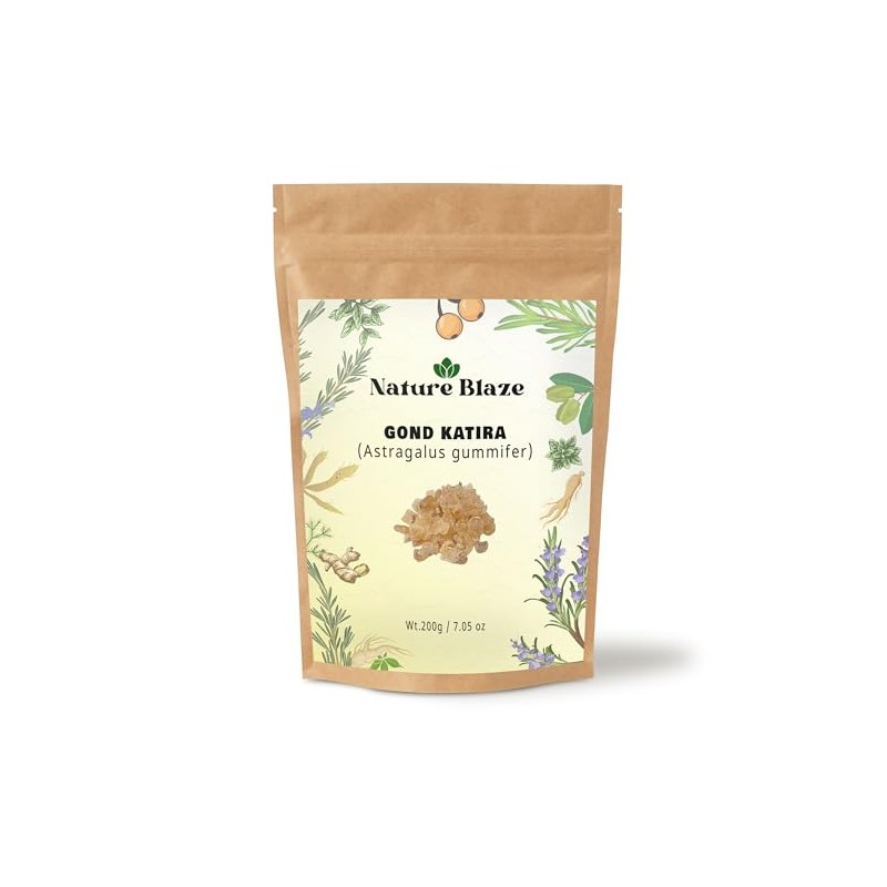 Nature Blaze Natural Gond Katira Whole | Edible Tragacanth Gum