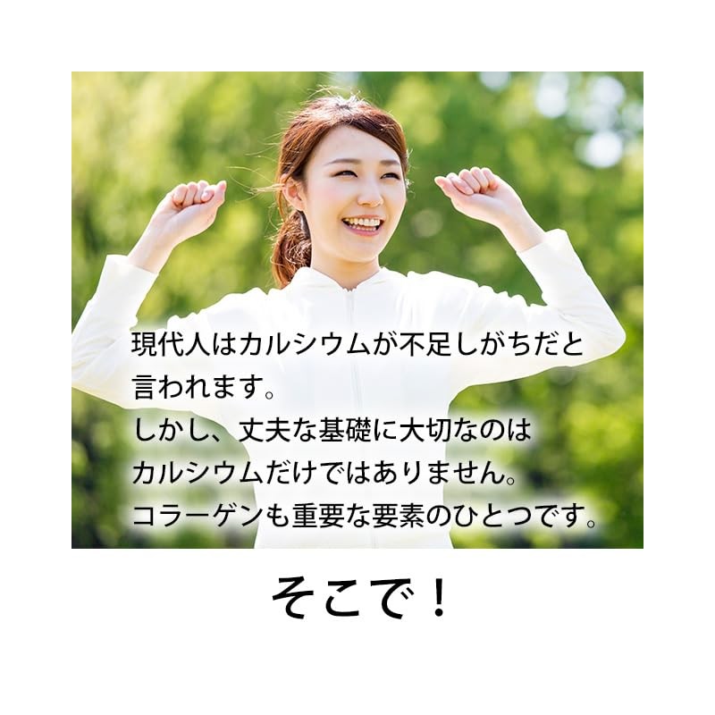 Lipsa C-178-2 Okinawa Coral Calcium + Low Molecular Collagen, Approx.