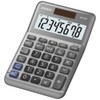 Casio MS-80F Small Desktop Calculator, Tax Calculation, 8 Digits, Aluminium