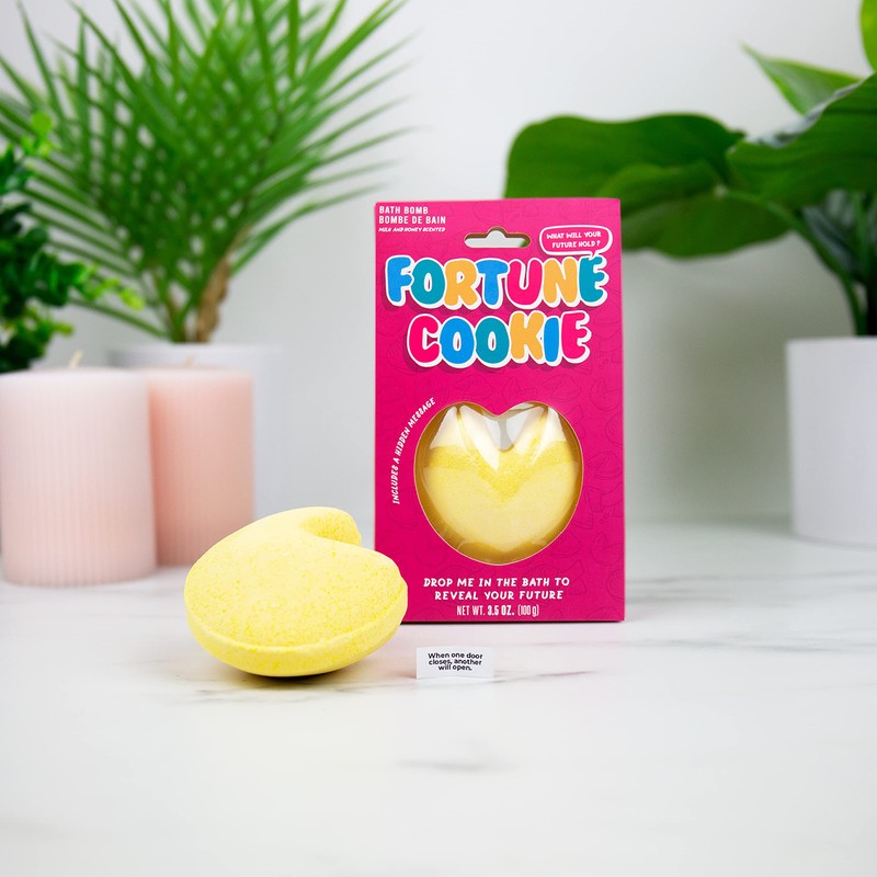 Gift Republic Fortune Cookie with Hidden Message Bath Bomb Milk