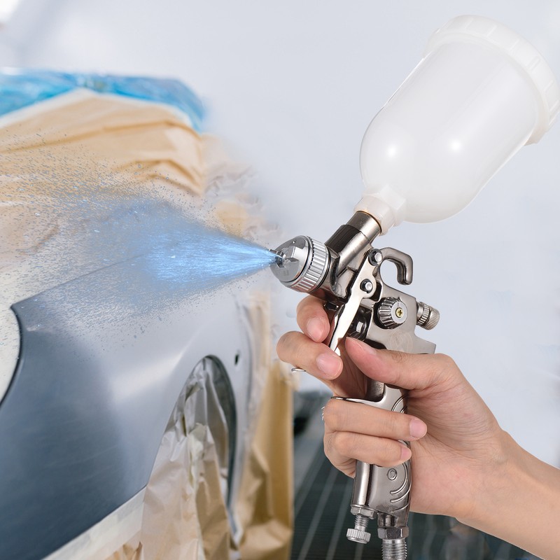 LVMP Feed Air Spray Gun Mini Paint Spraying Gun Kit