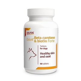 Dolvit Beta Carotene Biotin Healthy Skin Shiny Coat Dogs 90 tablets