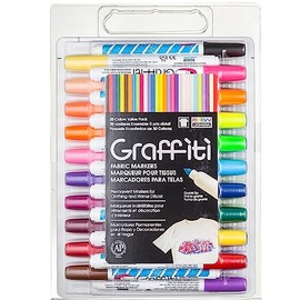 Uchida 560-30A Graffiti Fabric Marker Value Set, 30/Pack