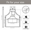 Stenffy Kitchen Apron, Work Apron, Canvas, Multiple Pockets, Gardening, Painting,