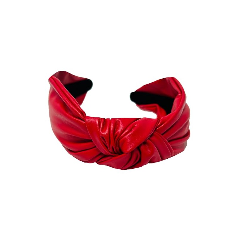 Shimmer Anna Shine Women's Leather Headband (Red)