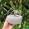 Tire Pattern Flower Pot Silicone Mold Succulent Planter Vase Cactus