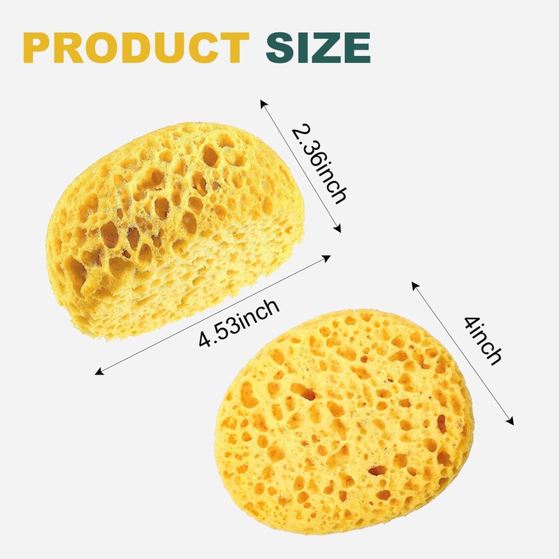 2 PCS 2X Large Soft Honeycomb Bath Sponges,Extra Large Luxury