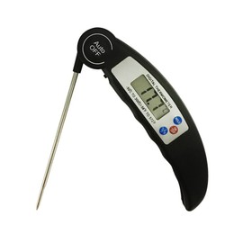 Digital Thermometer, BBQ Grill Thermometer, Digital Cooking Thermometer, Wireless Instant Thermometer with Foldable Probe for Meat, Cooking, Food, Easy to Use, Highly Precise