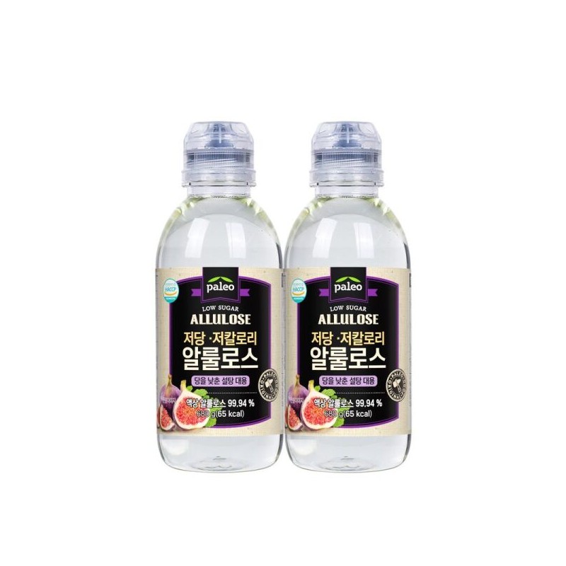 Paleo 팔레오 저당 저칼로리 알룰로스 680g 2병 Paleo Low-Sugar Low-Calorie