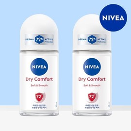Nivea Deodorant Roll-on Dry Comfort 50ml 2 Pieces / 니베아 데오드란트 롤온 드라이컴포트 50ml 2개