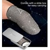 Professional Pure Silver Fiber Finger Sleeves Gloves for Mobile Gaming