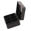 Metal Cash Box 6 Compartments High Safety Money Box with