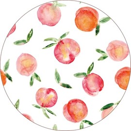 Goyinxza Peach Travel Mirror White Compact Round Handheld Magnifying 1x/2x Mirror Portable Small Pocket Mirrors for Travel Bag Foldable Double Sided Makeup Uique Mirrors Teen Girls Gifts Trendy Stuff