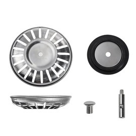 CENPEK Sink Strainer Stopper Kitchen Sink Strainer Stainless Steel Sink Drain Strainer for Kitchen