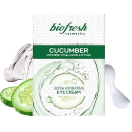Biofresh cosmetics Cucumber Hyaluronic Lift Intensive Moisturising Cream - Eye Cream Against Wrinkles and Eye Circles with Hyaluronic Acid, Cucumber and Panthenol, Eye Care 25 ml