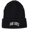 Ben Davis BDW-9500CL_BKWH College Embroidered Knit Hat, Black