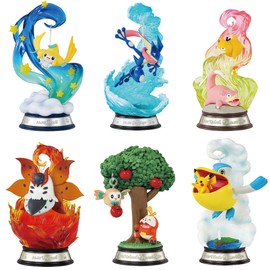 Reement Pokémon SWING VIGNETTE Collection 3 1 Box, Approx. H 5.1 x W 2.8 x D 2.8 inches (130 x 70 x 70 mm), Made of PVC and ABS