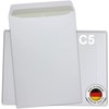 Specht SPECHT 25er Packung Versandtaschen C5 - Briefumschläge A5 Weiß,