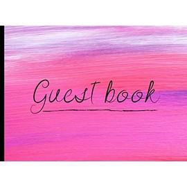 Guest book: Beautiful colored guestbook for cottage in the countryside and guest rooms | 100 pages in 8.2*6 inch format