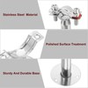 sourcing map Pipe Support, Stainless Steel Pipe Support Bracket, Adjustable