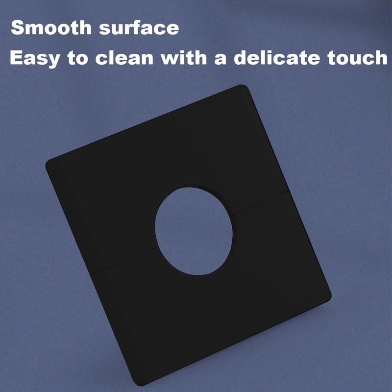 2 Pcs Plumbing Cover Plates, Square Shower Arm Flange Escutcheon