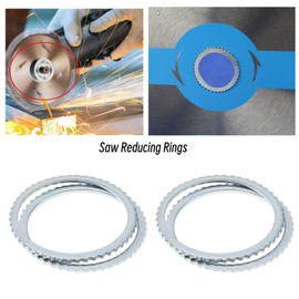 Pack of 10 Saw Blade Bore Bushings Reducing Ring Conversion Ring Steel Spacer Adapter Ring for Angle Grinder Circular Saw Blades Woodworking Tools 30 x 25.4 mm