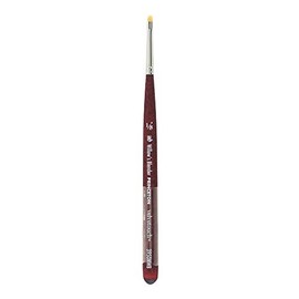 Princeton Velvetouch Artiste, Mixed-Media Brush for Acrylic, Watercolor & Oil, Series 3950 Mini Willow's Blender Luxury Synthetic, Size 1/8