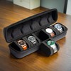 AUKURA watch travel roll case, hard men's watch holder for