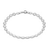 Tuscany Silver Women's Bracelet Sterling Silver Patterned Oval Disc 19