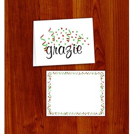 GRAZIE CARDS with envelopes (20 count)