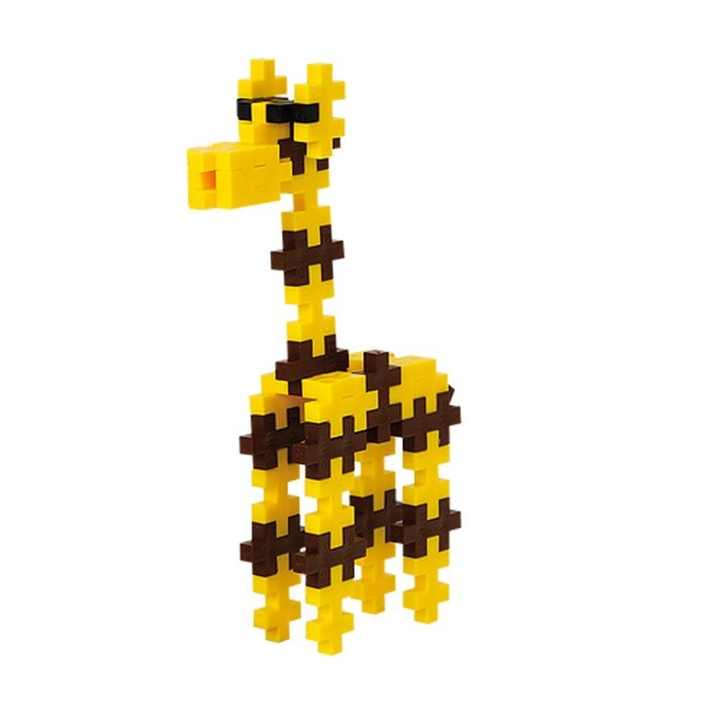 Plus-Plus 300.3751 9603751 Geniales Konstruktionsspielzeug, Basic, Safari, Bausteine-Set, 70 Teile,