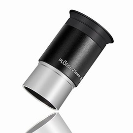 SOLOMARK Telescope 1.25'' Super Plossl Eyepiece 25mm 4-Element Plossl Design Threaded for Standard 1.25inch Astronomy Filters