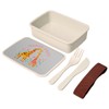 Fabulous Lunch Box Lunchbox mit Besteck, Grau, Sophie die Maman