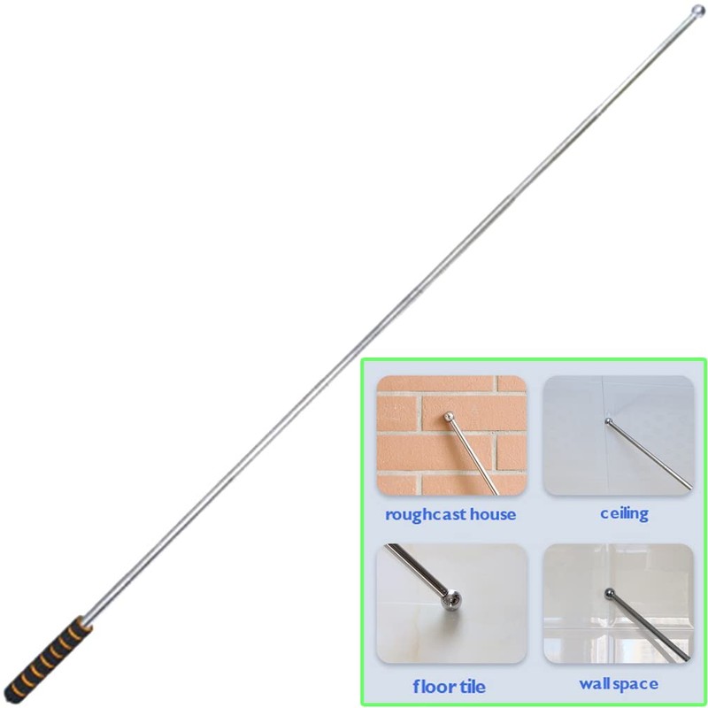 Stainless Steel Telescopic Sound Hitting Diagnostic Rod, Total Length 51.2