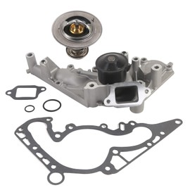 MAXWIN Water Pump w/Thermostat fit 2000-2009 for Toyota Tundra 4.7L, 2001-2009 for Toyota Sequoia 4.7L, 2003-2009 for Toyota 4Runner 4.7L, 1998-2007 for Toyota Land Cruiser 4.7L