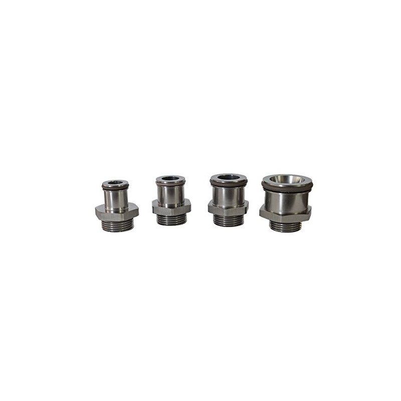Setrab 22-M22WGN16-00-2PK ProLine Wiggins Adapter, 16AN Wiggins, 1" Tube, Straight