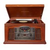Crosley CR42D-PA Lancaster 3-Speed Turntable with Radio, CD/Cassette Player, Aux-in