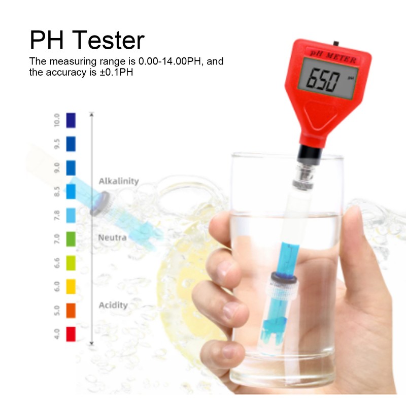 PH Meter Monitor Water Quality Tester Set for Spa Aquarium