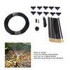 Above Ground Sprinkler System with 360 Degree Adjustable Bendable Nozzle