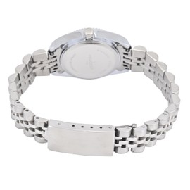 Peugeot Women's Luxury Status Wrist Watch with Fluted Bezel, Steel Bracelet and Date Window