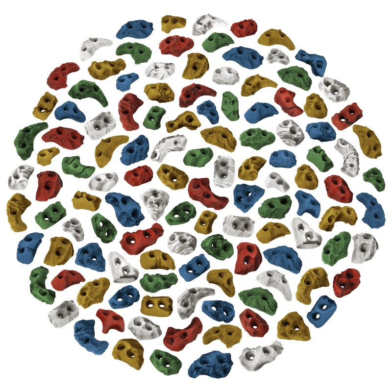 ALPIDEX Climbing Holds, Climbing Stones, Steps, Size XS - 15,