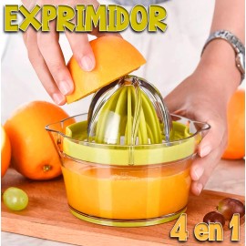 J.H. Company Exprimidor Naranja Manual Rallador Verduras 4 En 1 184432 H*